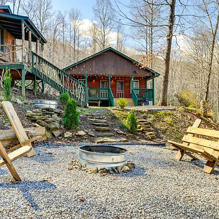Smoky Mountain Cabin With Camping Area And Fire Pit! Whittier Ngoại thất bức ảnh