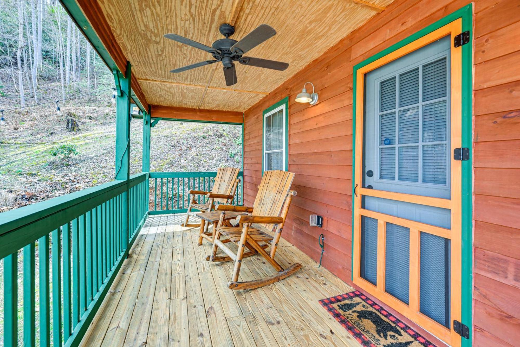 Smoky Mountain Cabin With Camping Area And Fire Pit! Whittier Ngoại thất bức ảnh