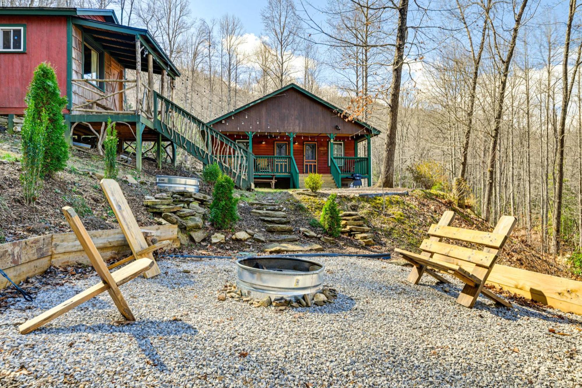 Smoky Mountain Cabin With Camping Area And Fire Pit! Whittier Ngoại thất bức ảnh