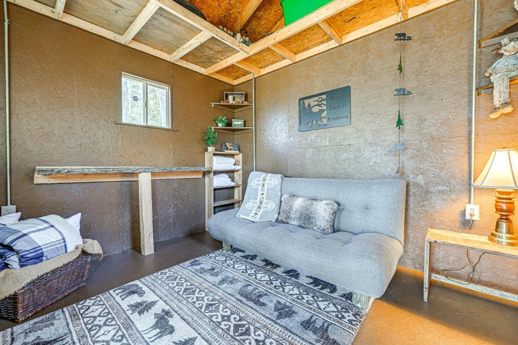 Smoky Mountain Cabin With Camping Area And Fire Pit! Whittier Ngoại thất bức ảnh