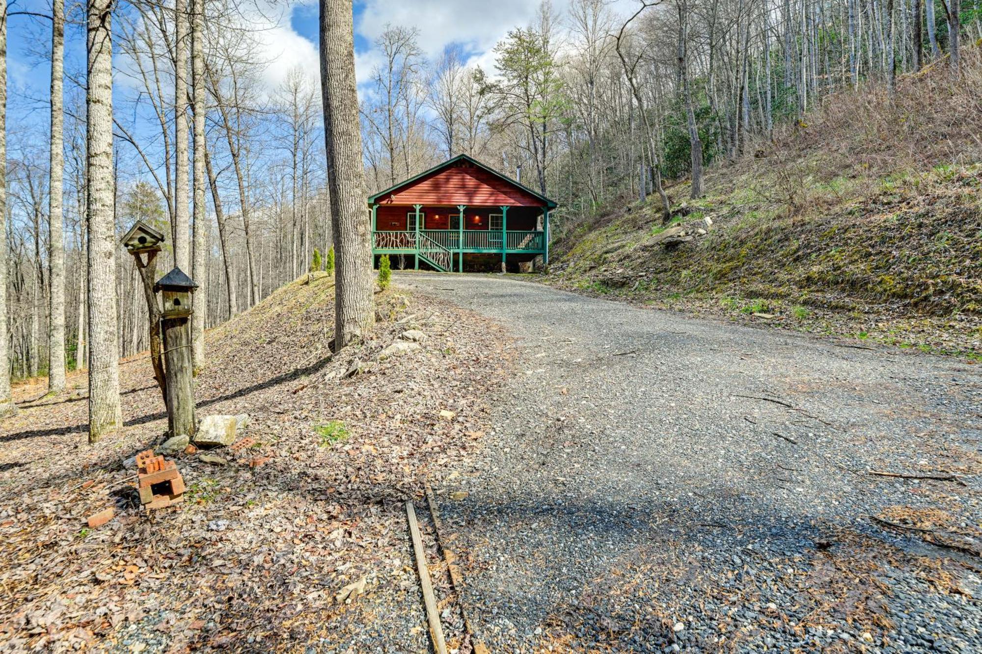 Smoky Mountain Cabin With Camping Area And Fire Pit! Whittier Ngoại thất bức ảnh