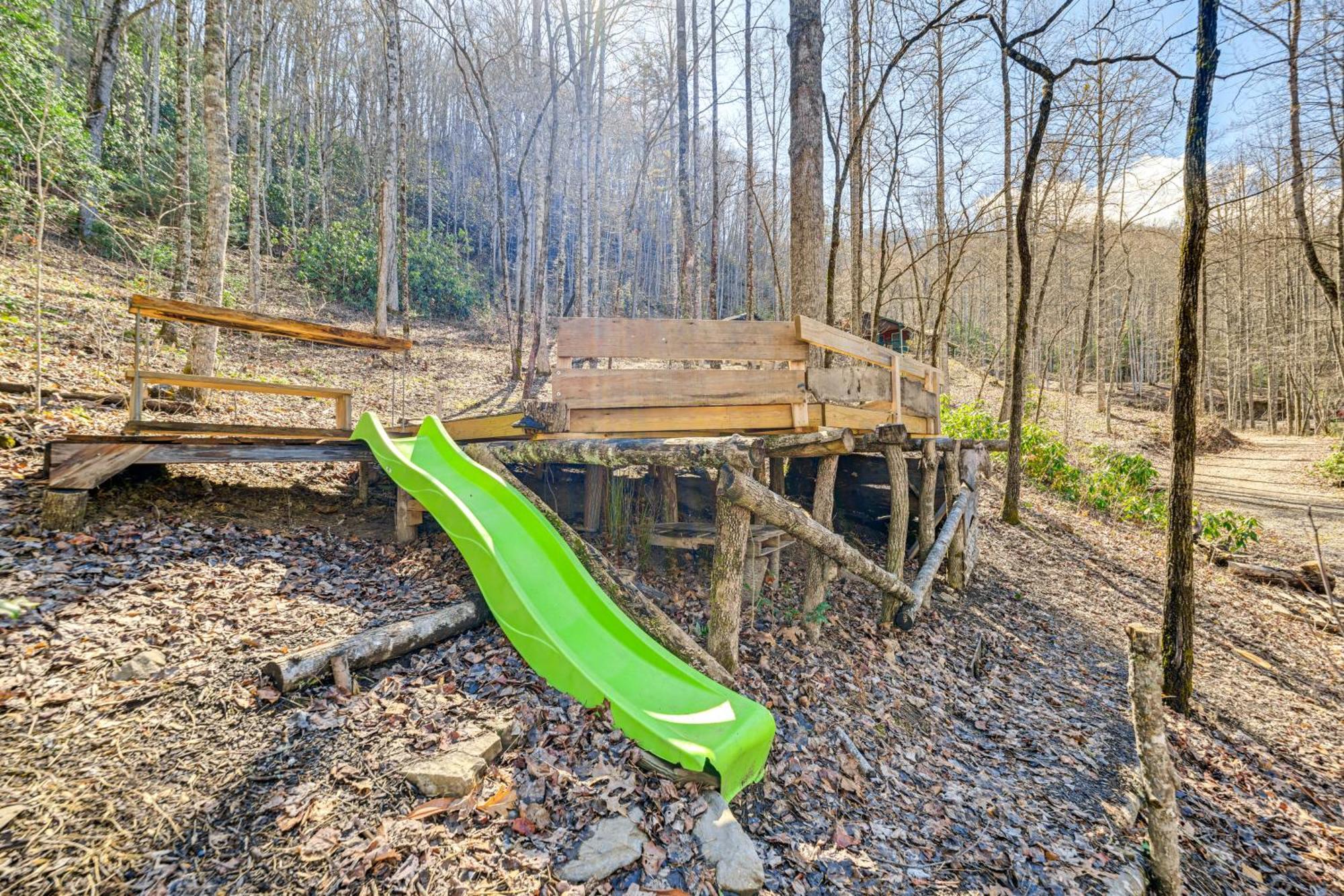 Smoky Mountain Cabin With Camping Area And Fire Pit! Whittier Ngoại thất bức ảnh