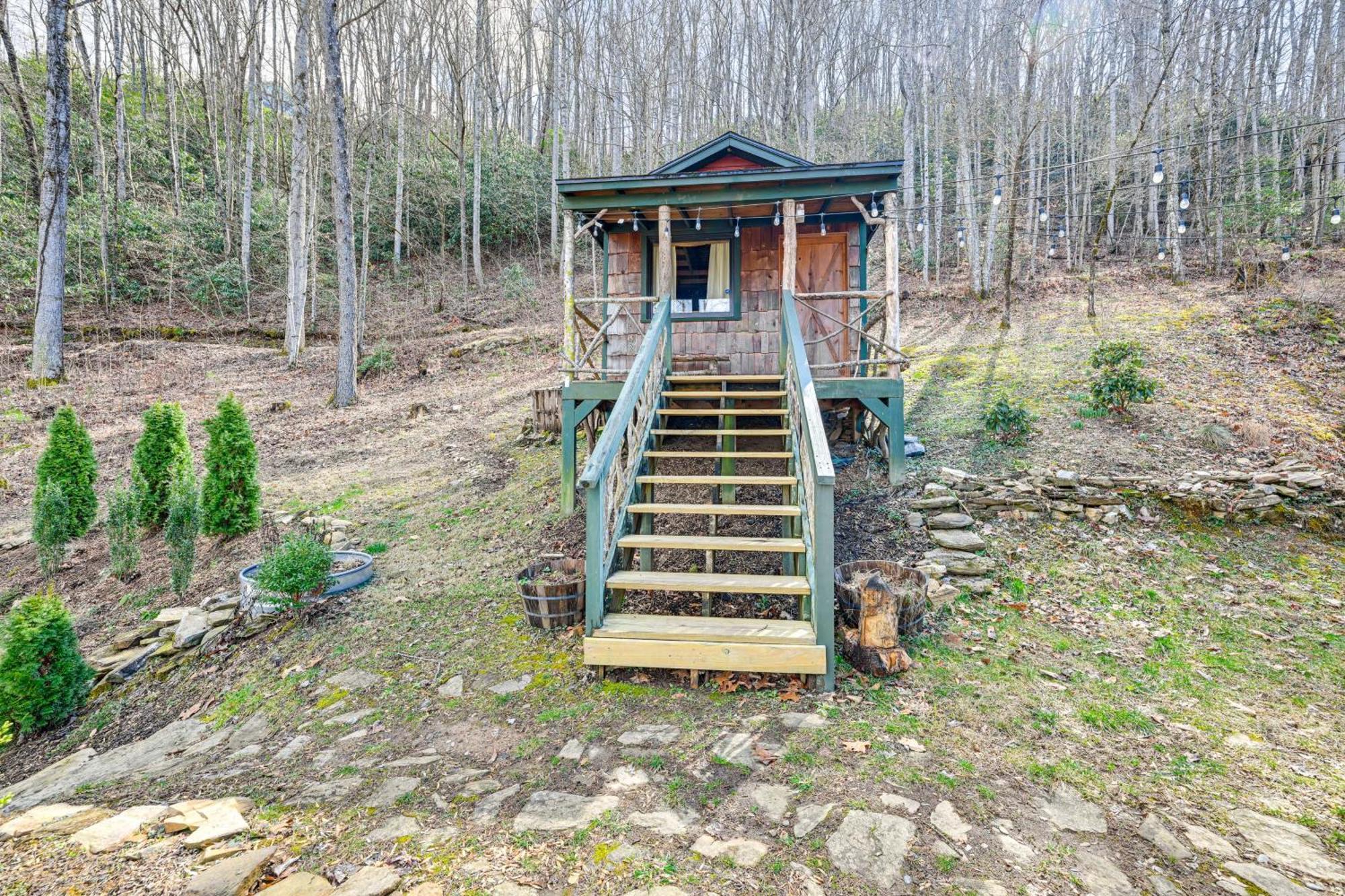 Smoky Mountain Cabin With Camping Area And Fire Pit! Whittier Ngoại thất bức ảnh